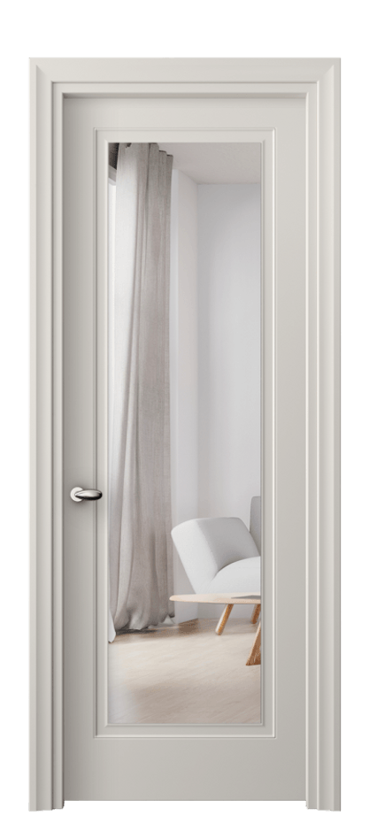 Межкомнатная дверь Esse 8503 Матовый облачно-серый Двустороннее зеркало, триплекс, 7 мм Цена 3100 AZE | Volhovec