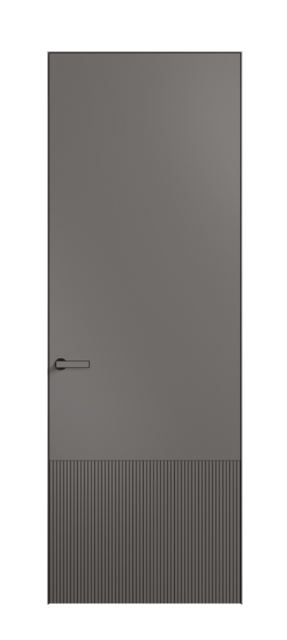 Межкомнатная дверь Velvet АКП 8202 Матовый классический серый. Цена 3700  | Volhovec