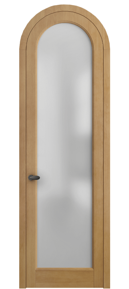 Межкомнатная дверь Палаццо 6814 Бук натуральный матовый Сатинированное стекло Цена 9100 AZE | Volhovec