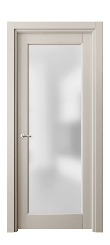 Дверь межкомнатная Тоскана Элегантэ 6300 Матовый светло-бежевый Сатинированное стекло Гладкий наличник МСБЖ Цена 4810 AZE Наличники уже входят в базовый комплект. Фабрика дверей Волховец 8 (800) 551 43 19 Межкомнатная дверь Тоскана Элегантэ 6300 Матовый светло-бежевый Сатинированное стекло Цена 4810 AZE | Volhovec