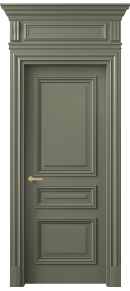 Межкомнатная дверь Антик 7305 Матовый оливковый тёмный  Цена 8670 AZE | Volhovec