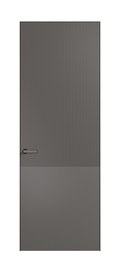 Дверь межкомнатная Velvet 8205 Матовый классический серый. Скрытый короб Черный Цена 2600 . Фабрика дверей Волховец 8 (800) 551 43 19 Межкомнатная дверь Velvet 8205 Матовый классический серый. Цена 2600 | Volhovec