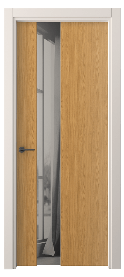 Дверь межкомнатная Freedom 4224 Ванильный дуб Двустороннее серое зеркало, триплекс, 8 мм Классический гладкий наличник ПЭТБ Цена 2100.6 AZE Наличники уже входят в базовый комплект. Фабрика дверей Волховец 8 (800) 551 43 19 Межкомнатная дверь Freedom 4224 Ванильный дуб Двустороннее серое зеркало, триплекс, 8 мм Цена 2100.6 AZE | Volhovec