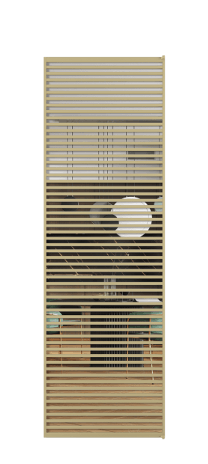 Алюминиевая дверь АЛПЛ040.07  Прозрачное стекло "Кристал Вижн", калёное Цена 11990  | Volhovec