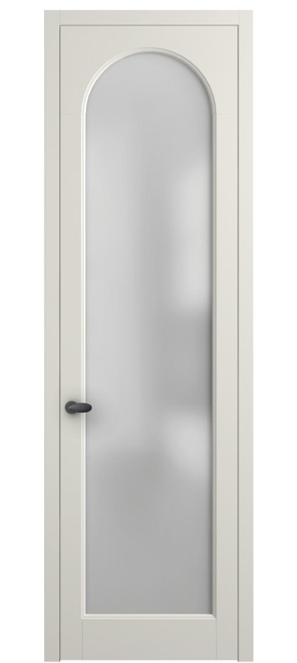 Межкомнатная дверь Палаццо 6804 Матовый жемчужный Сатинированное стекло Цена 97029 ₽ | Volhovec