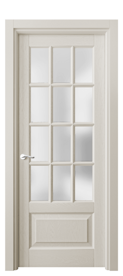 Межкомнатная дверь Лигнум 0728 Дуб облачный серый Сатинированное стекло Цена 8200 AZE | Volhovec