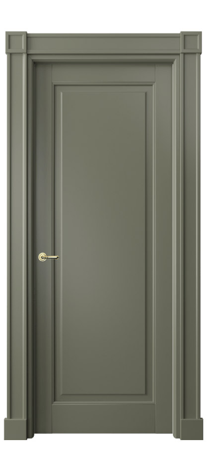 Межкомнатная дверь Тоскана Плано 6301 Матовый оливковый тёмный  Цена 6930 AZE | Volhovec
