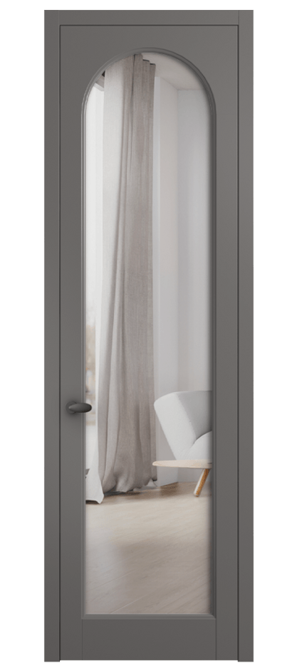 Дверь межкомнатная Палаццо 6804 Матовый классический серый Двустороннее зеркало, триплекс 0536 МКЛС Цена 103980 ₽ Наличники уже входят в базовый комплект. Фабрика дверей Волховец 8 (800) 551 43 19 Межкомнатная дверь Палаццо 6804 Матовый классический серый Двустороннее зеркало, триплекс Цена 103980 ₽ | Volhovec