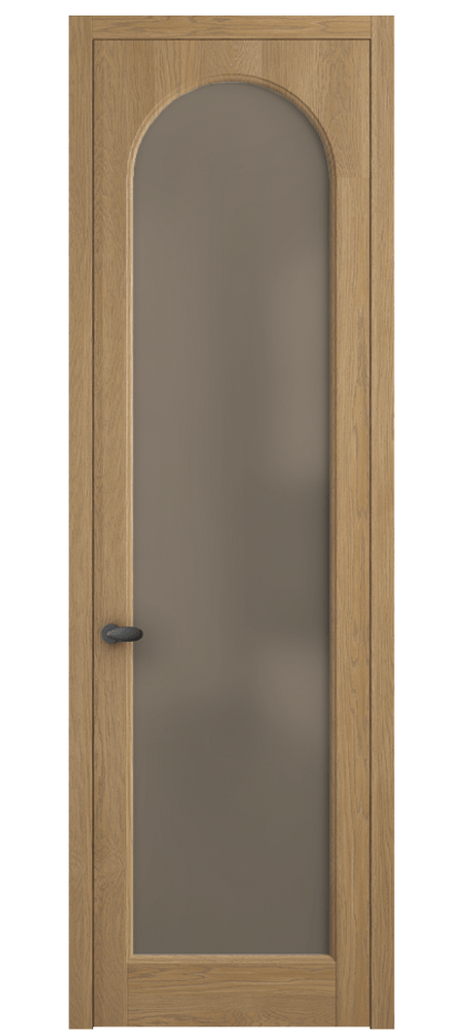 Межкомнатная дверь Палаццо 6804 Дуб пшеничный матовый Сатинированное бронзовое стекло, триплекс Цена 8000 AZE | Volhovec