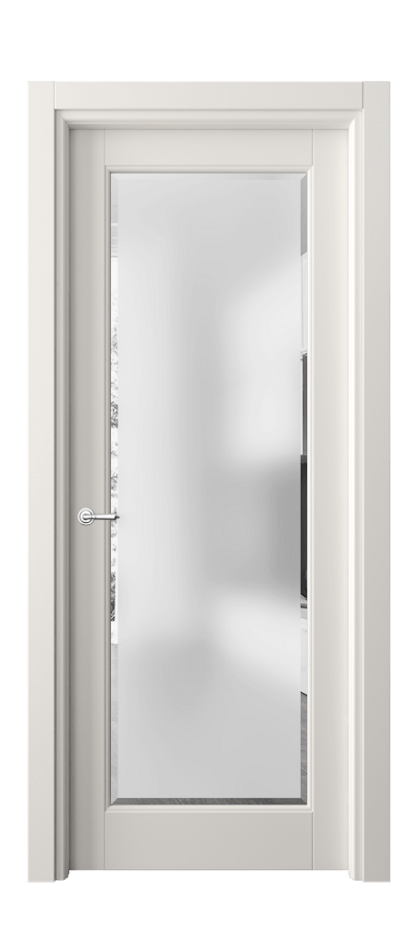 Дверь межкомнатная Тоскана Элегантэ 6300 Матовый пудровый белый Сатинированное стекло с фацетом Гладкий наличник МПБЛ Цена 4920 AZE Наличники уже входят в базовый комплект. Фабрика дверей Волховец 8 (800) 551 43 19 Межкомнатная дверь Тоскана Элегантэ 6300 Матовый пудровый белый Сатинированное стекло с фацетом Цена 4920 AZE | Volhovec