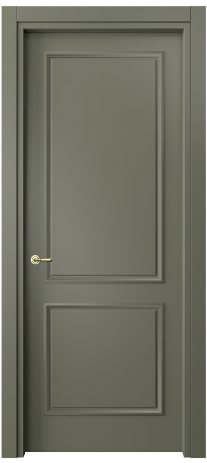 Межкомнатная дверь Париж 8121 Матовый оливковый тёмный  Цена 3510 AZE| Volhovec