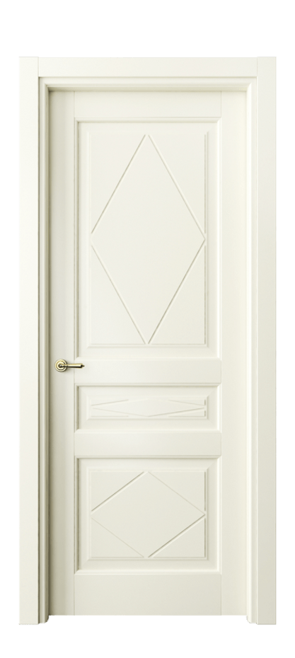 Межкомнатная дверь Тоскана Ромбо 6345 Матовый молочно-белый  Цена 5430 AZE | Volhovec