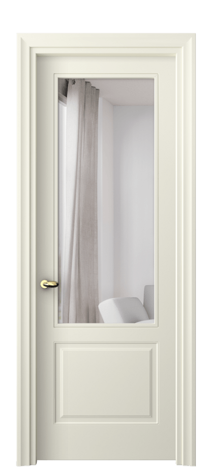 Межкомнатная дверь Esse 8552 Матовый молочно-белый Двустороннее зеркало, триплекс Цена 3200 AZE | Volhovec