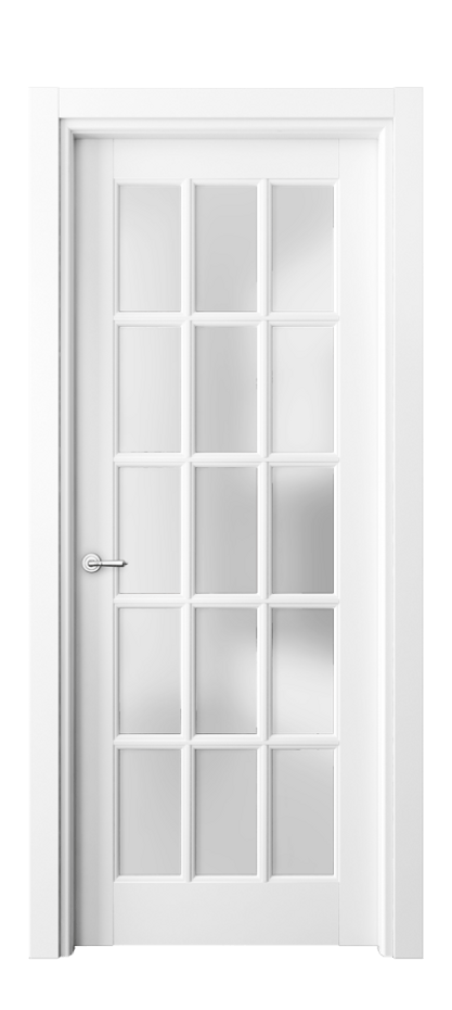 Дверь межкомнатная Тоскана Грильято 6311 Матовый белоснежный Сатинированное стекло Гладкий наличник МБЛ Цена 5830 AZE Наличники уже входят в базовый комплект. Фабрика дверей Волховец 8 (800) 551 43 19 Межкомнатная дверь Тоскана Грильято 6311 Матовый белоснежный Сатинированное стекло Цена 5830 AZE | Volhovec