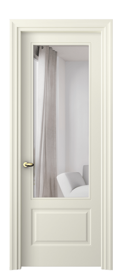 Межкомнатная дверь Esse 8542 Матовый молочно-белый Двустороннее зеркало, триплекс Цена 3010 AZE | Volhovec