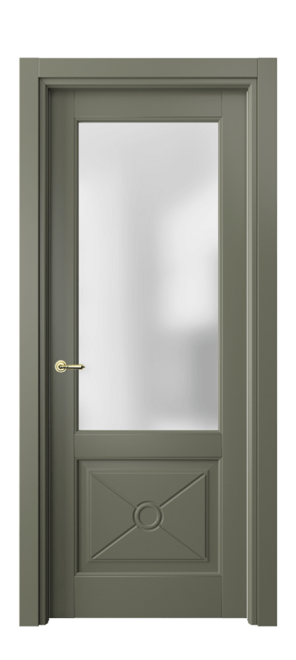 Межкомнатная дверь Toscana Litera 6362 Бук оливковый тёмный Сатинированное стекло Цена 4190 AZE | Volhovec