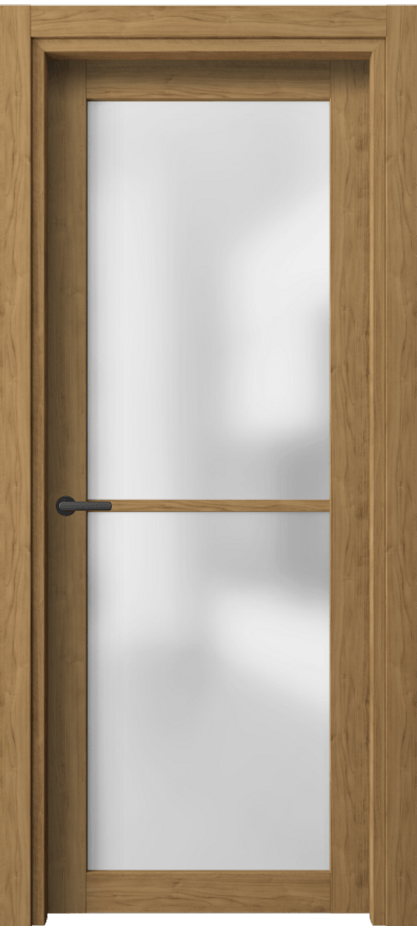 Межкомнатная дверь Нео 2108 Грецкий орех Сатинированное стекло Цена 1550 AZE | Volhovec