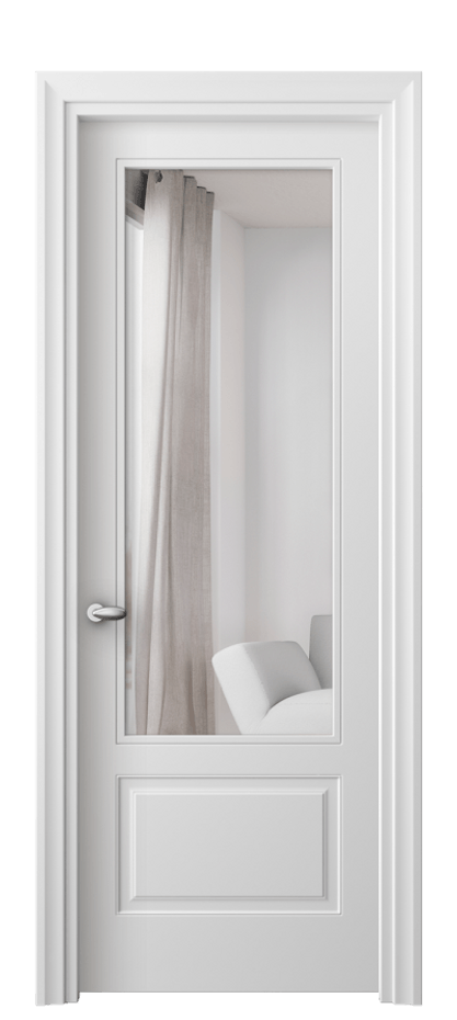 Дверь межкомнатная Esse 8542 Матовый белоснежный Двустороннее зеркало, триплекс, 7 мм Фигурный универсальный наличник МБЛ Цена 3550 AZE Наличники уже входят в базовый комплект. Фабрика дверей Волховец 8 (800) 551 43 19 Межкомнатная дверь Esse 8542 Матовый белоснежный Двустороннее зеркало, триплекс, 7 мм Цена 3550 AZE | Volhovec