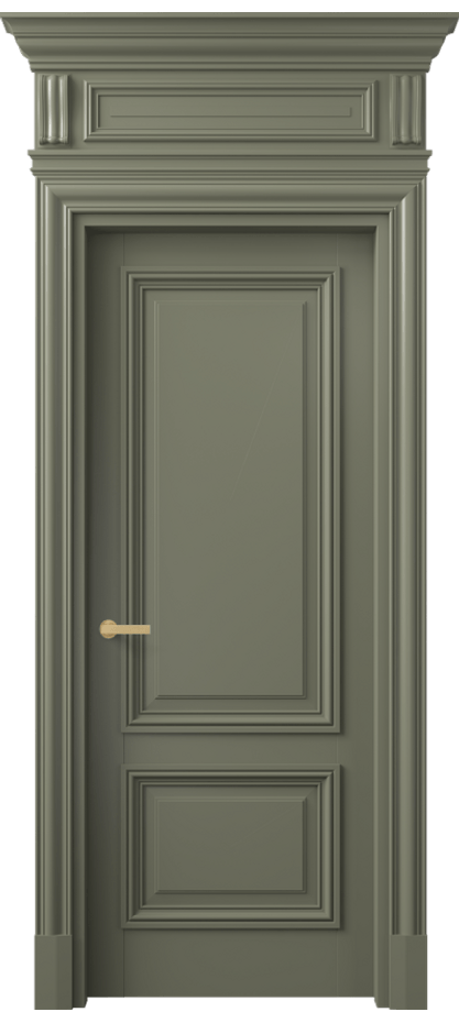 Межкомнатная дверь Антик 7303 Матовый оливковый тёмный  Цена 8550 AZE | Volhovec