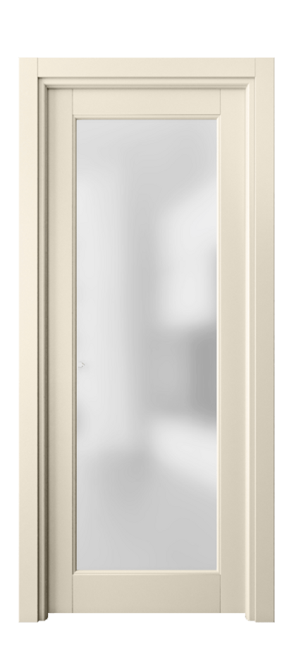 Межкомнатная дверь Toscana Elegante 6300 Бук марципановый Сатинированное стекло. Цена 3260 #CURRENCY# | Volhovec