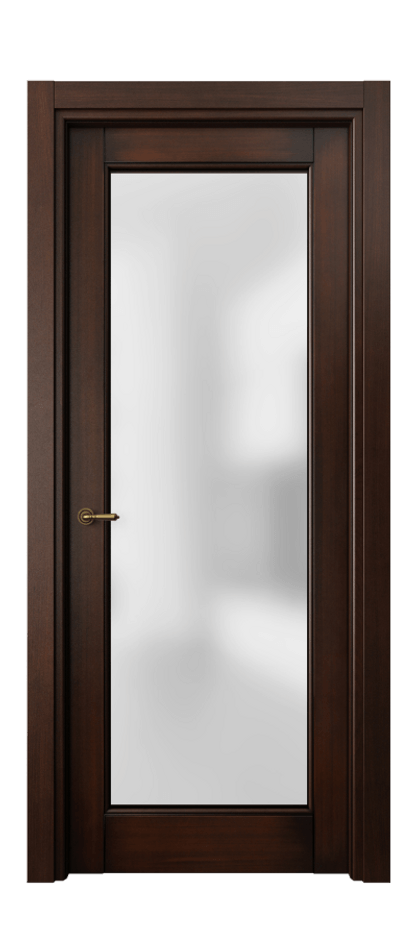 Межкомнатная дверь Toscana Litera 6300 Бук тёмный с патиной Сатинированное стекло. Цена 5420 #CURRENCY# | Volhovec
