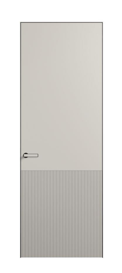 Дверь межкомнатная Velvet 8204 Матовый облачно-серый. Скрытый короб Черный Цена 2600 . Фабрика дверей Волховец 8 (800) 551 43 19 Межкомнатная дверь Velvet 8204 Матовый облачно-серый. Цена 2600 | Volhovec