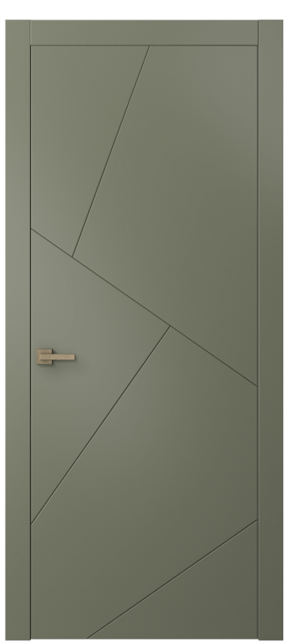 Межкомнатная дверь Линия АКП 8058 Матовый оливковый тёмный  Цена 3300 AZE | Volhovec