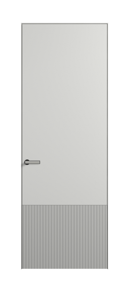 Межкомнатная дверь Вельвет АКП 8202 Матовый светло-серый. Цена 102600  | Volhovec