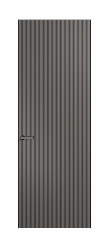 Дверь межкомнатная Velvet 8201 Матовый классический серый. Скрытый короб Черный Цена 3400 . Фабрика дверей Волховец 8 (800) 551 43 19 Межкомнатная дверь Velvet 8201 Матовый классический серый. Цена 3400 | Volhovec