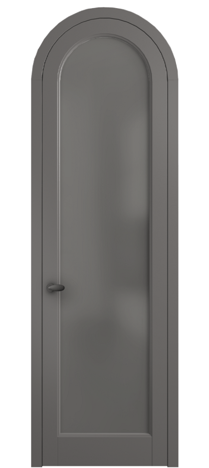 Межкомнатная дверь Палаццо 6814 Матовый классический серый Сатинированное серое стекло, триплекс Цена 6500 AZE | Volhovec