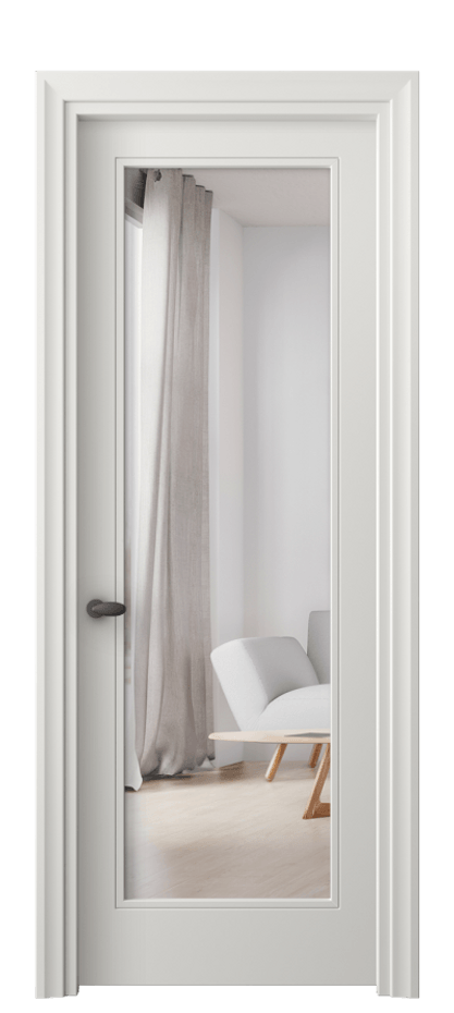 Межкомнатная дверь Esse 8502 Матовый серый Двустороннее зеркало, триплекс Цена 72299 ₽ | Volhovec