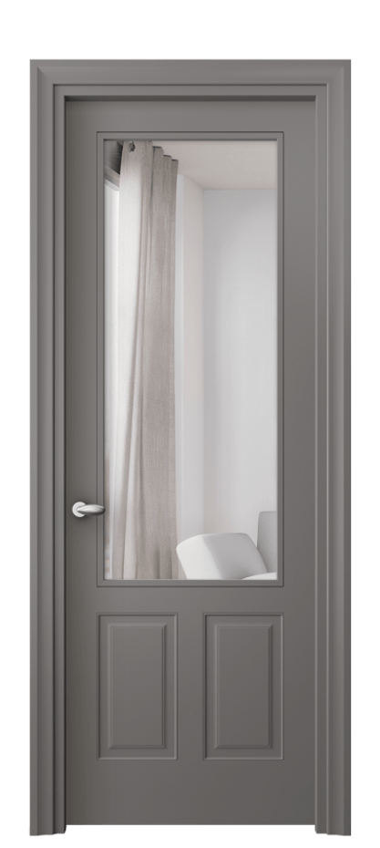 Дверь межкомнатная Esse 8522 Матовый классический серый Двустороннее зеркало, триплекс Фигурный универсальный наличник МКЛС Цена 3010 AZE Наличники уже входят в базовый комплект. Фабрика дверей Волховец 8 (800) 551 43 19 Межкомнатная дверь Esse 8522 Матовый классический серый Двустороннее зеркало, триплекс Цена 3010 AZE | Volhovec