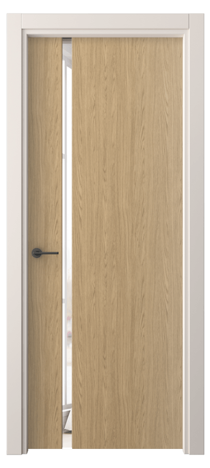 Межкомнатная дверь Фридом 4222 Жемчужный дуб Двустороннее зеркало, триплекс Цена 1900 AZE | Volhovec