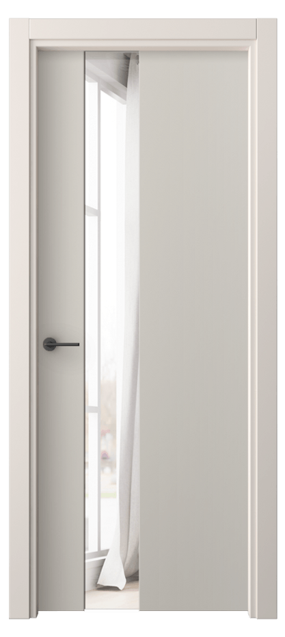 Межкомнатная дверь Freedom 4224 ПЭТ светло-серый Двустороннее зеркало, триплекс Цена 1700 AZE | Volhovec
