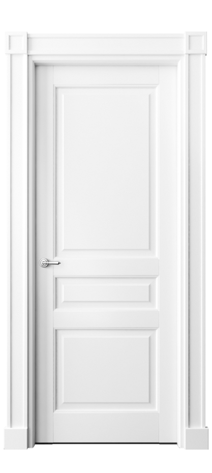 Межкомнатная дверь Тоскана Плано 6305 Матовый белоснежный  Цена 7140 AZE | Volhovec