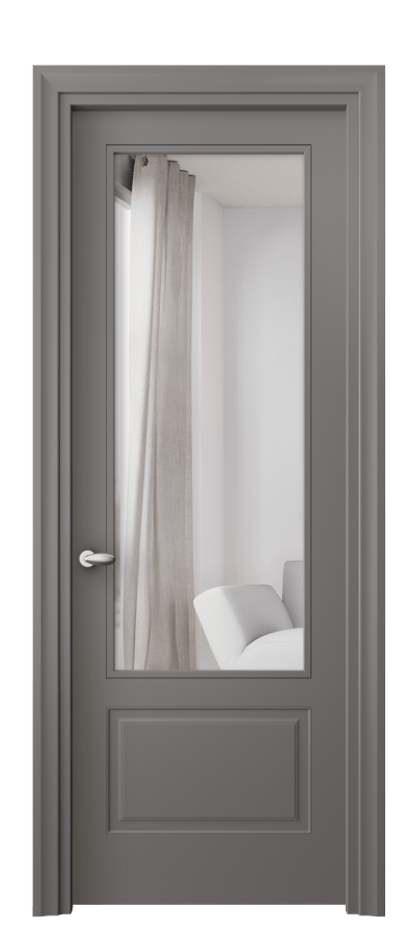 Дверь межкомнатная Esse 8542 Матовый классический серый Двустороннее зеркало, триплекс, 7 мм Фигурный универсальный наличник МКЛС Цена 2840 AZE Наличники уже входят в базовый комплект. Фабрика дверей Волховец 8 (800) 551 43 19 Межкомнатная дверь Esse 8542 Матовый классический серый Двустороннее зеркало, триплекс, 7 мм Цена 2840 AZE | Volhovec