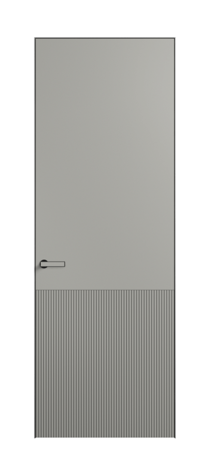 Межкомнатная дверь Velvet АКУ 8204 Матовый нейтральный серый. Цена 4600  | Volhovec
