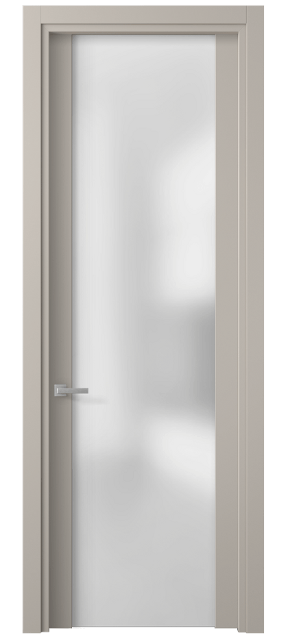 Дверь межкомнатная Планум 4114 Матовый светло-бежевый Сатинированное стекло Гладкий наличник МСБЖ Цена 2530 AZE Наличники уже входят в базовый комплект. Фабрика дверей Волховец 8 (800) 551 43 19 Межкомнатная дверь Планум 4114 Матовый светло-бежевый Сатинированное стекло Цена 2530 AZE | Volhovec