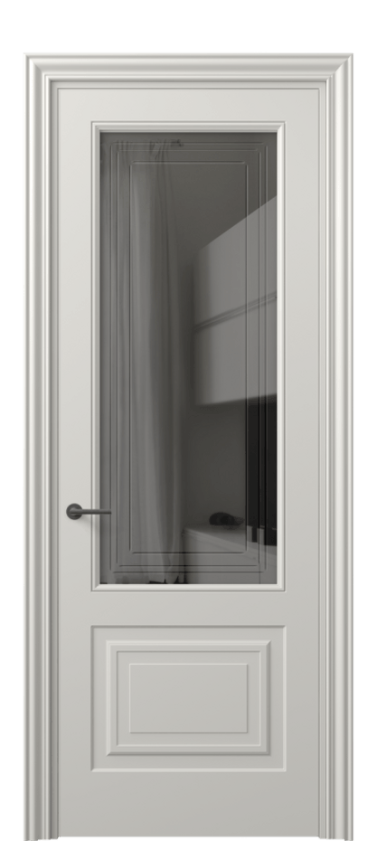 Дверь межкомнатная Маскот 8452 Матовый тёплый серый Прозрачное серое стекло с гравировкой "Грани", триплекс Фигурный наличник МТСР Цена 4300 AZE Наличники уже входят в базовый комплект. Фабрика дверей Волховец 8 (800) 551 43 19 Межкомнатная дверь Маскот 8452 Матовый тёплый серый Прозрачное серое стекло с гравировкой "Грани", триплекс Цена 4300 AZE | Volhovec