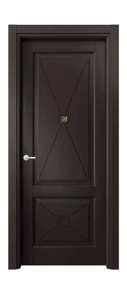 Межкомнатная дверь Тоскана Литера 6363 Матовый антрацит  Цена 5700 AZE | Volhovec