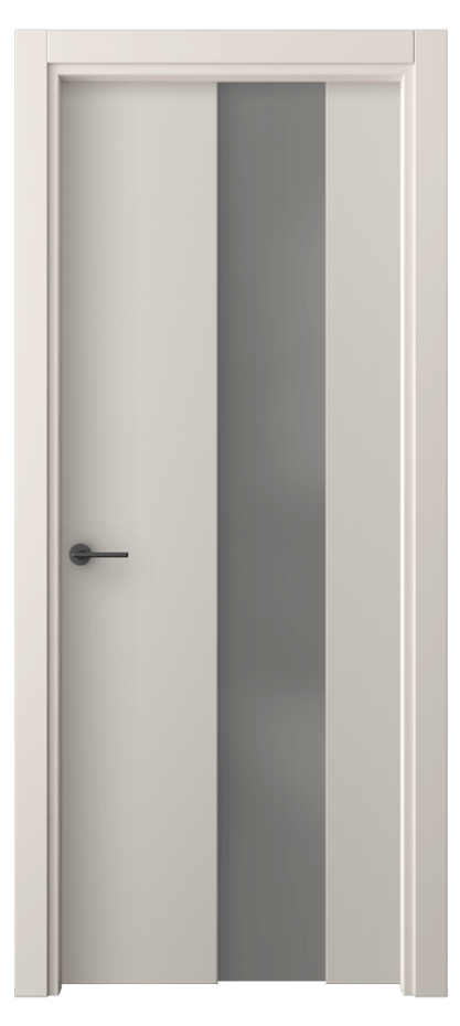 Межкомнатная дверь Freedom 4226 ПЭТ светло-серый Сатинированное серое стекло, триплекс, 8 мм Цена 1500 AZE | Volhovec