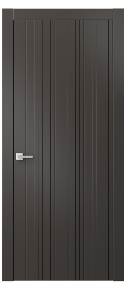 Дверь межкомнатная Linea АКП 8051 Матовый антрацит  Гладкий компланарный наличник МАН* Цена 59799 ₽ Наличники уже входят в базовый комплект. Фабрика дверей Волховец 8 (800) 551 43 19 Межкомнатная дверь Linea АКП 8051 Матовый антрацит  Цена 59799 ₽ | Volhovec