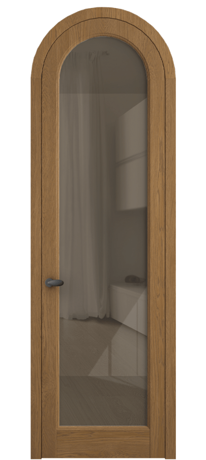 Дверь межкомнатная Палаццо 6814 Дуб пряный матовый Рефлективное бронзовое стекло "Stopsol", калёное 0536R ДПРМ Цена 11200 AZE Наличники уже входят в базовый комплект. Фабрика дверей Волховец 8 (800) 551 43 19 Межкомнатная дверь Палаццо 6814 Дуб пряный матовый Рефлективное бронзовое стекло "Stopsol", калёное Цена 11200 AZE | Volhovec