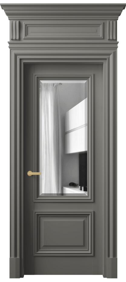 Дверь межкомнатная Антик 7302 Матовый классический серый Двустороннее зеркало с фацетом, триплекс КЭП + Объёмный фриз + Карниз МКЛС Цена 8721 AZE Наличники уже входят в базовый комплект. Фабрика дверей Волховец 8 (800) 551 43 19 Межкомнатная дверь Антик 7302 Матовый классический серый Двустороннее зеркало с фацетом, триплекс Цена 8721 AZE | Volhovec