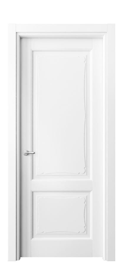 Межкомнатная дверь Тоскана Элегантэ 6323 Матовый белоснежный  Цена 5350 AZE | Volhovec