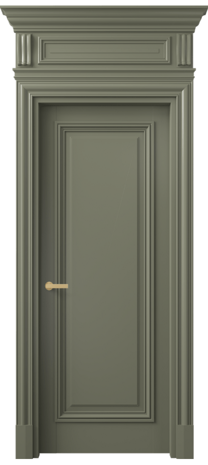 Межкомнатная дверь Антик 7301 Матовый оливковый тёмный Цена 8550  | Volhovec