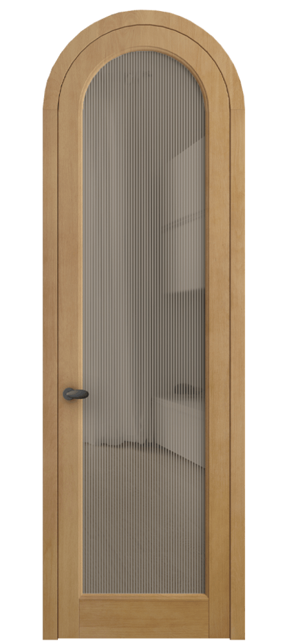 Межкомнатная дверь Палаццо 6814 Бук натуральный матовый Рифлёное бронзовое стекло "Дюна", триплекс Цена 9300 AZE | Volhovec