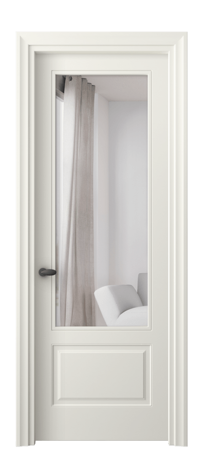 Межкомнатная дверь Esse 8542 Матовый жемчужный Двустороннее зеркало, триплекс Цена 3770 AZE | Volhovec