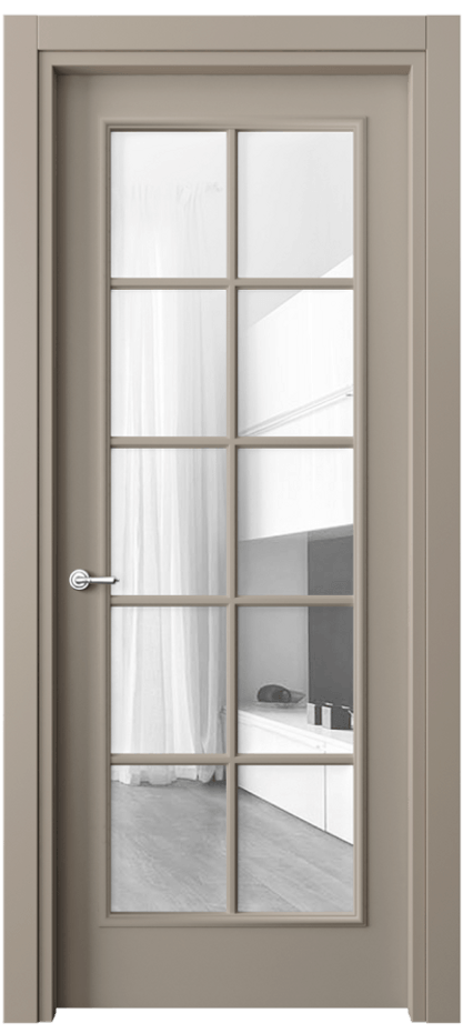 Дверь межкомнатная Paris 8102 Матовый бисквитный Прозрачное стекло Гладкий наличник МБСК Цена 3380 AZE Наличники уже входят в базовый комплект. Фабрика дверей Волховец 8 (800) 551 43 19 Межкомнатная дверь Paris 8102 Матовый бисквитный Прозрачное стекло Цена 3380 AZE| Volhovec