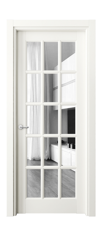 Дверь межкомнатная Тоскана Грильято 6311 Матовый жемчужный Двустороннее зеркало, триплекс Гладкий наличник МЖМ Цена 167290 сом Наличники уже входят в базовый комплект. Фабрика дверей Волховец 8 (800) 551 43 19 Межкомнатная дверь Тоскана Грильято 6311 Матовый жемчужный Двустороннее зеркало, триплекс Цена 167290 сом | Volhovec